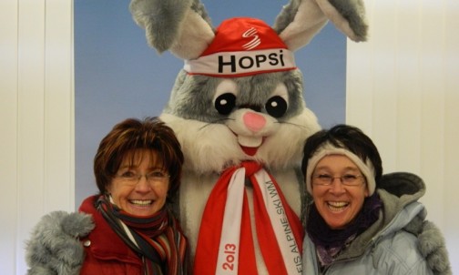 Renate, Siglinde und Hopsi zur Ski-WM 2013 in Schladming